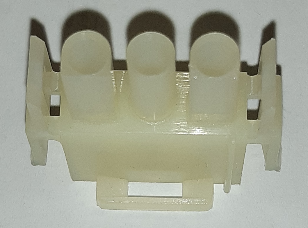 Corpo connettore MATE-N-LOK 3 poli volante - confezione 2 pezzi NOS101159 